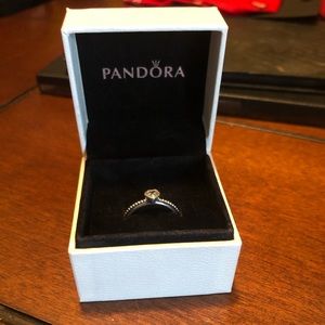 a sliver ring from pandora